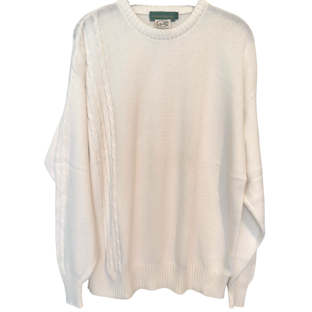 Vintage Michael Thomas Collection Sweater 100% Egyptian Nile Cotton Mens XL